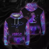 Amazing Virgo Horoscope All Over Print 3d Hoodie Christmas Gift Halloween Gift