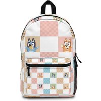 Blueydad And Bingo Checkerboard Backpack
