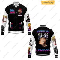 Chris Brown Baseball Jacket, Chris Brown 11:11 Tour 2024