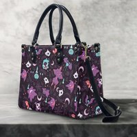 Lavender Town Ghost Pkm Leather Handbag
