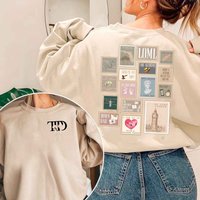 Ttpd Stamp 2side Sweatshirt, The Tortured Poets Department Sweatshirt