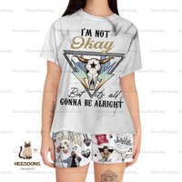 Jelly Roll Short Pajamas Set, Jelly Roll Concert Shirt