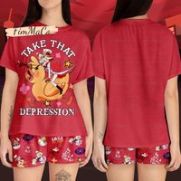 Hazbin Hotel Short Pajama Shirts, Lucifer Summer Merch