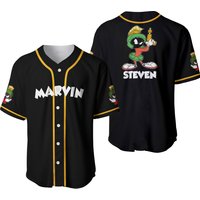 Marvin Martian Baseball Shirt, Marvin Custom Shirt, Marvin Shirt