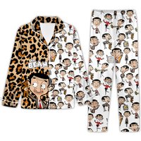 Mr. Bean Cartoon Teddy Bear Pajamas Set