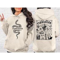 Reputation Tracklist Hoodie - Merch For Taylor Swift Fans
