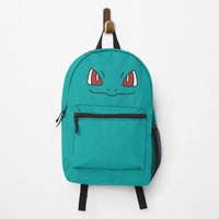 Bulbasaur Face Backpack, Pkm Backpack, Perfect For Pkm Lovers, Back To School Backpack