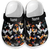 Chicken Personalized Clogs Shoes With Chicken Breeds