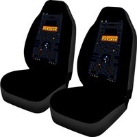 Pac-man Car Seat Covers, Vintage Arcade Game, Nintendo, Mrs Pac-man, Ghosts