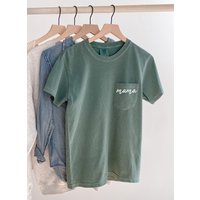 Mama Pocket Pregnancy Reveal Shirt