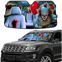 Genany Horror Movie Clown Character Windshield Sun Shade