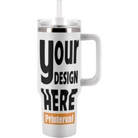 Custom 40 Oz Tumbler With Handle
