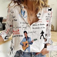 Elvis Presley Women’s Linen Blouse