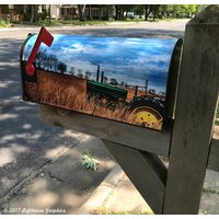 Kansas Farmer! Mailbox Cover