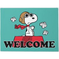 Snoopy The Flying Ace Doormat