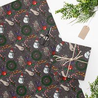 Gothic Christmas Wrapping Paper