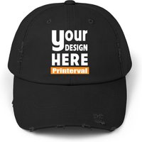 Custom Unisex Distressed Cap