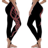Reputation-inspired Red Snake Leggings