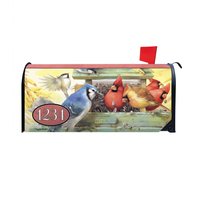 Marjolein Bastin, Backyard Songbirds Personalized Magnetic Mailbox Cover