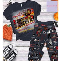 Freddy Krueger T-shirt Pajama Sets, Freddy Krueger Pajamas Set, Halloween Gift