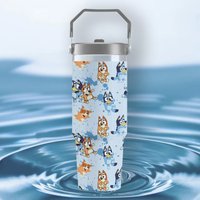Blueydad And Bingo 30oz Printed Tumbler, Funny Blueydad And Bingo Tumbler