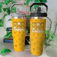 Garfield Cat Tumbler 30oz, Custom Garfield Tumbler