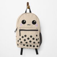 Bubble Tea Pattern Cute Boba Backpack Backpack