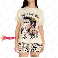 Elvis Presley Shirt And Shorts Gift