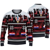 Croatia Ugly Christmas Sweater Sport Soccer Team, World Cup 2022 3d Sweatshirt