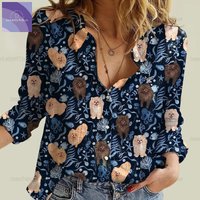 Pomeranian Casual Linen Shirt