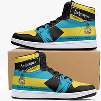 Bahamas Motto Flag High Top Shoes