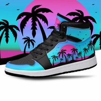 Tropical Sunset High Top Shoes