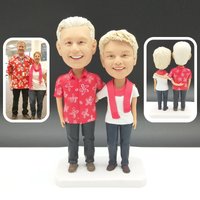 Custom Couple Bobbleheads, Anniversary Gifts For Parents
