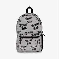 John 3:16 Bible Verse Christian Faith Inspired Backpack