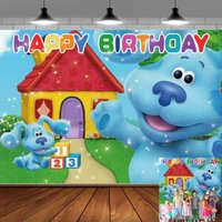 Blue's Clues Birthday Backdrop Party Supplies Cartoon Banner