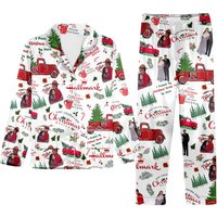 Hallmark Christmas Movie & Hot Cholocalte Pajamas Set, Christmas Pajamas