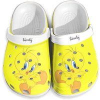 Tweety Bird Clogs, Cartoon Slippers, Cartoon Clogs Shoes