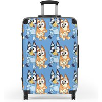 Blueydad Suitcase Cover- Blueydad And Bingo Luggage Cover