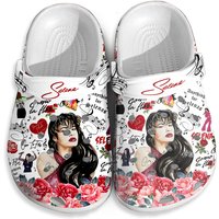 Selena Quintanilla Clogs Shoes, Selena Quintanilla Clogs
