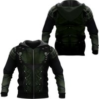 Hawkeye Zip Hoodie, 3d Zip Hoodie