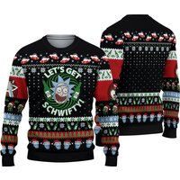Rick And Rickandmorty Schwif Beer Ugly Christmas Sweater