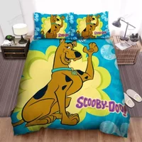 The Scooby-doo Show Scooby-dooby-doo Quilt Duvet Cover Set Twin Bedroom Decor