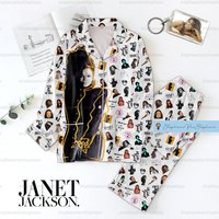 Janet Jackson Pajamas, Janet Jackson 2024 Tour Pajama, Queen Of Pop Women Pajamas