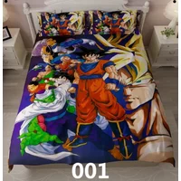 Dragon Ball Kakarot Goku Bed Set Anime Bedding Set