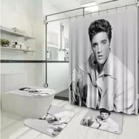 Gift For Fans Music Famous Person Elvis Presley Ver1 Shower Curtain Sets