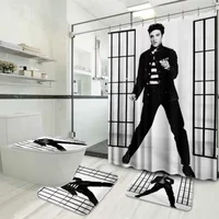 Gift For Fans Music Famous Person Elvis Presley Ver2 Bathroom Sets.