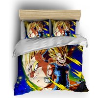 3d Printed Dragon Ball - Majin Vegeta Funny Anime Bedding Set