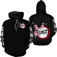 Demon: Kimetsu No Yaiba Unisex Logo Anime 3d Hoodie