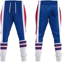 Buffalo Men's Joggers/team Colors Royal Blue With Red And Ws