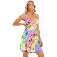 Rainbow Junior Girls' Sleeveless Sundress, Daughter Gift